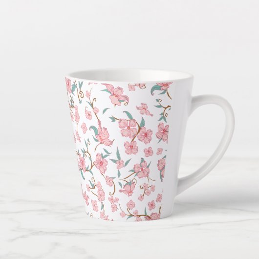 Unheimliches Blumenmuster Milchtasse (Rechts)