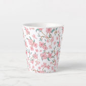 Unheimliches Blumenmuster Milchtasse (Vorderseite)