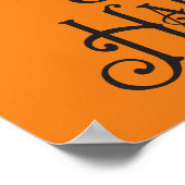 unheimliches Halloween-Party Poster (Ecke)