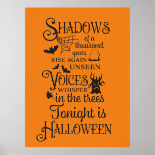 unheimliches Halloween-Party Poster