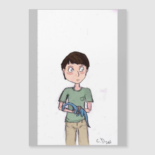 unheimliches Poster Magnetkarte (Vorderseite)