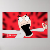 Unhinged puppet art poster (Vorne)