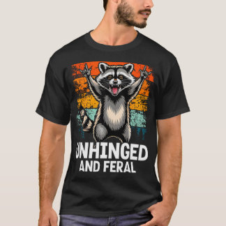 Unhinged und wild Rock 'n' Roll Vintage lustig T-Shirt