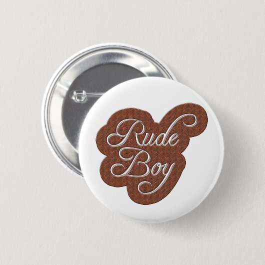 Unhöflicher Junge Button (Vorne & Hinten)