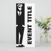 unhöflicher Junge: ska Einladung (Stehend Vorderseite)