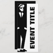 unhöflicher Junge: ska Einladung (Vorne/Hinten)