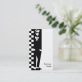 unhöflicher Junge: ska Visitenkarte (Stehend Vorderseite)