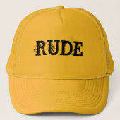 Unhöflicher Maschen-Hut Truckerkappe (Vorderseite)