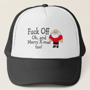 Unhöflicher Weihnachtsgruß Truckerkappe