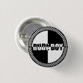 Unhöfliches Jungen-Button Button (Vorne & Hinten)