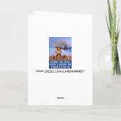 Unhöfliches Ren Weihnachten (Rückseite)