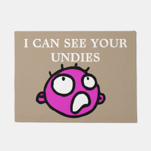 Unhöfliches Sprichwort des lustigen Comicgesichte Fußmatte