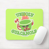 Unholy Guacamole Funny Guac Avocado Slogan Mousepad (Mit Mouse)