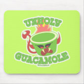 Unholy Guacamole Funny Guac Avocado Slogan Mousepad (Vorne)