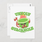 Unholy Guacamole Postkarte (Vorne/Hinten)