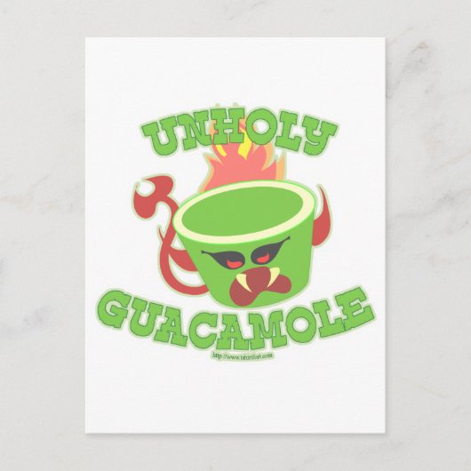 Unholy Guacamole Postkarte (Vorderseite)