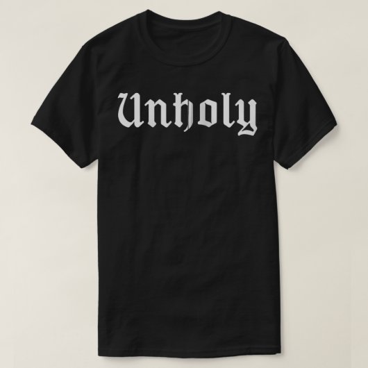 Unholy Zip T-Shirt (Design vorne)