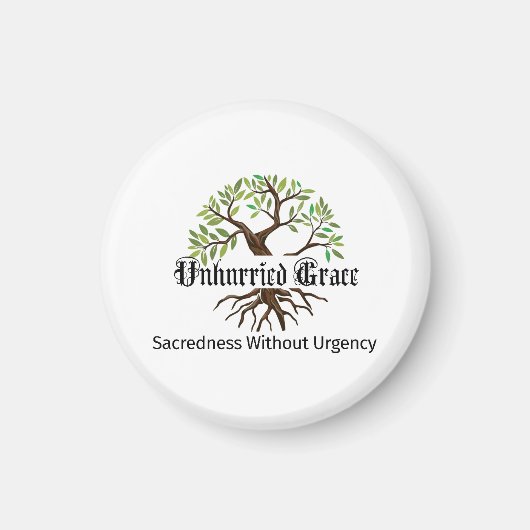 Unhurried Grace Logo-Magnet Magnet (Vorne)