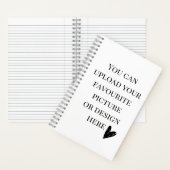 Uni 5,5 Zoll x 8,5 Zoll personalisieren Notizblock (Innen)