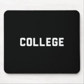 Uni 80er Party House Uni Mousepad (Vorne)
