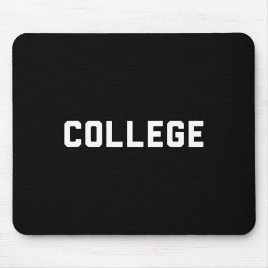 Uni 80er Party House Uni Mousepad (Vorne)