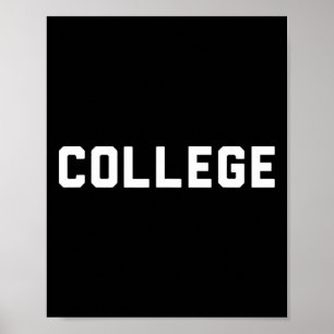 Uni 80er Party House Uni Poster