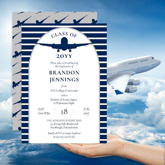 Uni-Abschluss der Flugschule für Fluglotsen Einladung