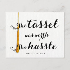 Uni/Abschluss der Universität 2018 Ankündigung