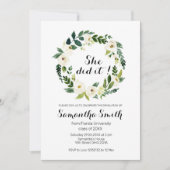 Uni-Abschluß Einladung (Vorderseite)