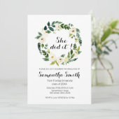 Uni-Abschluß Einladung (Stehend Vorderseite)