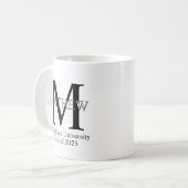 Uni-Abschluß Geschenk, Abschluss Kaffee Tasse, Gr Kaffeetasse (Vorderseite Links)