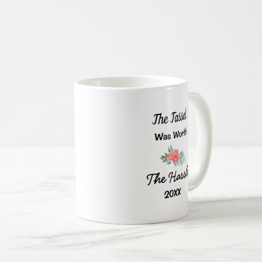 Uni-Abschluss-Geschenk für sie Kaffeetasse (VorderseiteRechts)