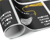 Uni-Abschluss-Geschenk Geschenkpapier (Rolleneckpunkt)