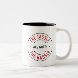 Uni-Abschluss-Geschenk-Tasse Zweifarbige Tasse