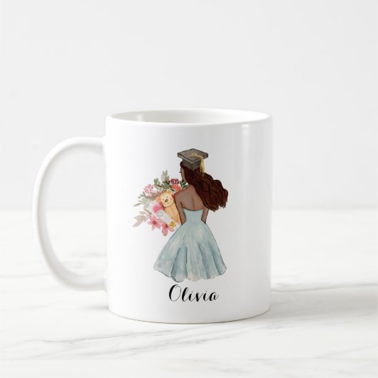 Uni-Abschluß Geschenk, von dem sie glaubte, sie kö Kaffeetasse (Links)