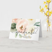 Uni-Abschluss Gifts High School Grad Glückwunsch Karte (Gelbe Blume)