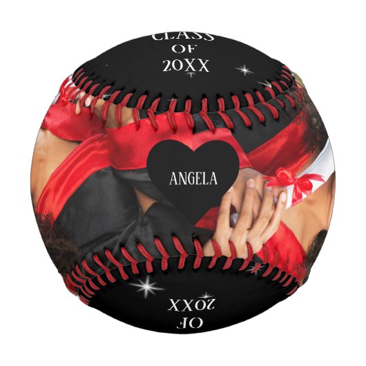 Uni-Abschluss in der Hochschule Foto Glückwunsch G Baseball (Vorderseite)