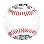 Uni Abschluss in der Sekundarstufe II Baseball (Rückseite)