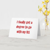 Uni-Abschluss Karte (Gelbe Blume)