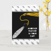 Uni-Abschluss Karte (Gelbe Blume)