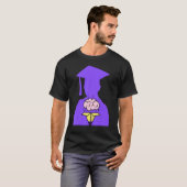 Uni-Abschluss Lila Abschluss T-Shirt (Vorne ganz)