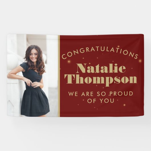 Uni-Abschluss oder Schule - maßgeschneidertes Foto Banner (Horizontal)