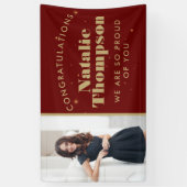 Uni-Abschluss oder Schule - maßgeschneidertes Foto Banner (Vertikal)