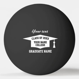 Uni-Abschluss Party Class of 2021 custom Tischtennisball