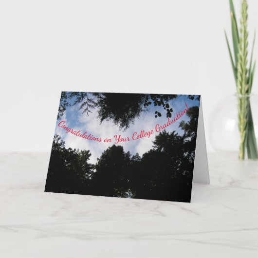 Uni-Abschluß Wises Karte (Vorderseite)