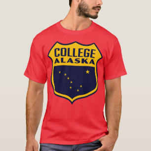 Uni Alaska Retro Shield Gelb T-Shirt