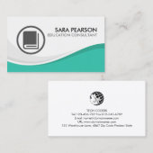 Uni Aufnahme Bildung Berater Visitenkarte (Vorne/Hinten)