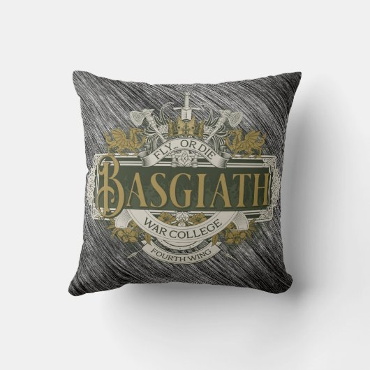 Uni aus Basgiath-Krieg Kissen (Rückseite)