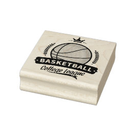 Uni Basketball Gummistempel