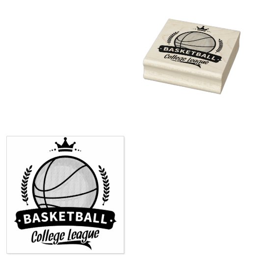 Uni Basketball Gummistempel (Stempel)